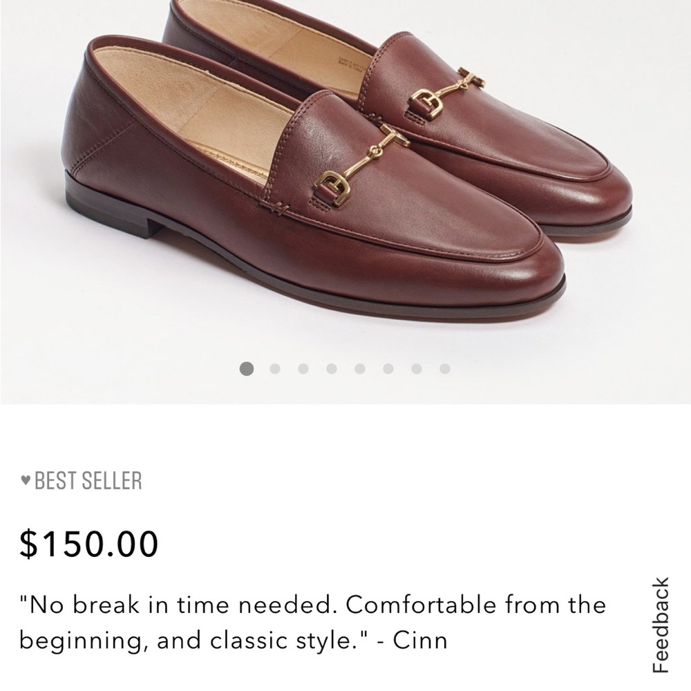 Sam Edelman Brown Leather Loafers